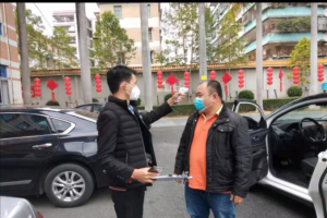 萬順叫車茂名分公司設立“愛心車輛消毒站” 為社會車輛提供清潔消毒服務